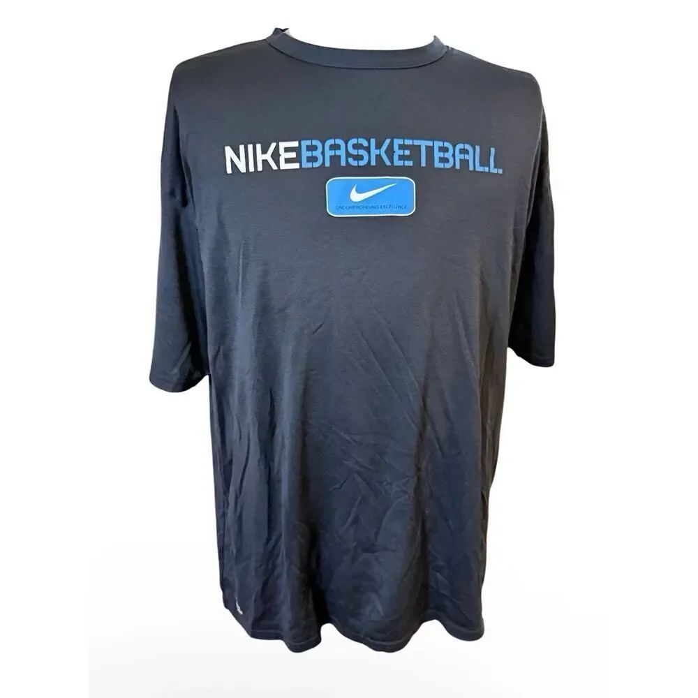 Nike Basketball Vintage Graphic T-Shirt XL Black Uncompromising Excellence